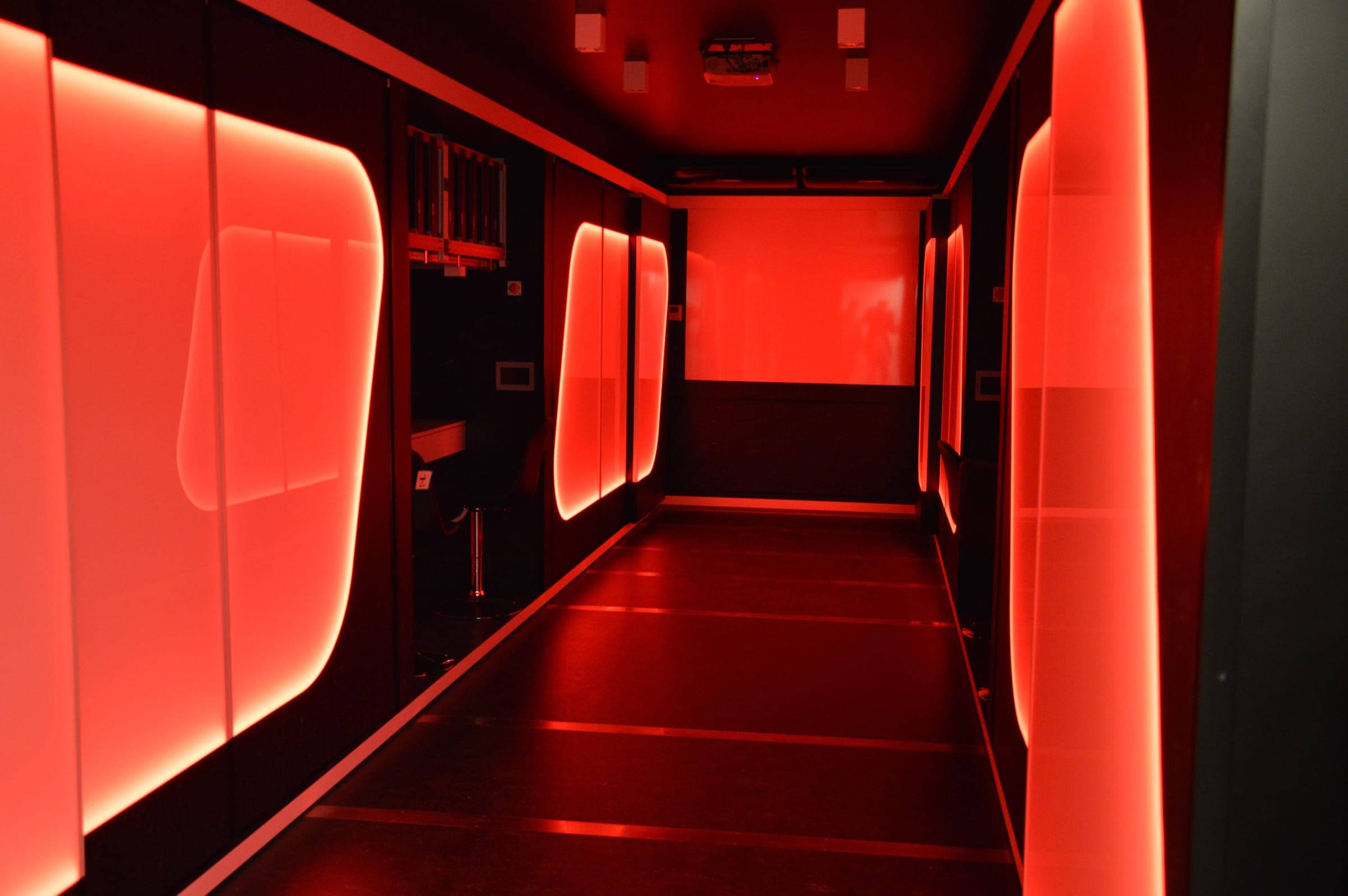 Bureaux mobiles, réalisation