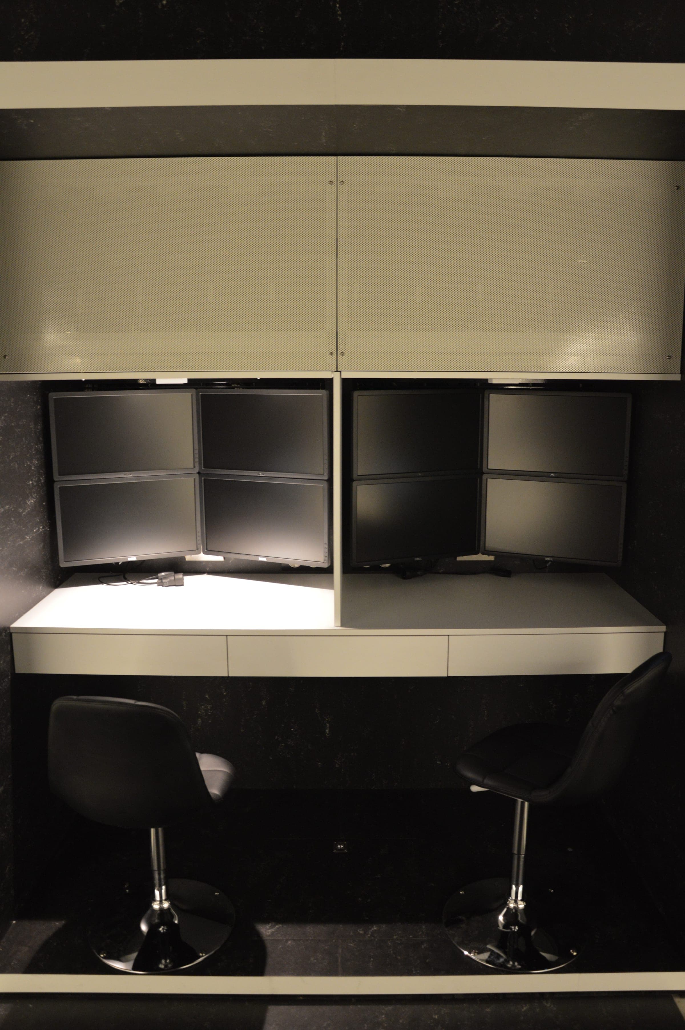 Bureaux mobiles, réalisation